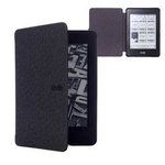 Etui Slim cover do Kindle Paperwhite 4, czarne - ochronne z podstawką, dostęp do portów i przycisków