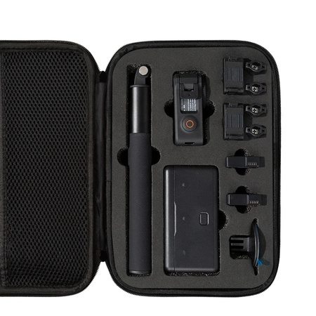 Etui do kamery Dji Osmo Action 3 / 4, czarne - ochronne z podstawką