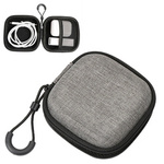 Universal hard case for headphones square (Gray)
