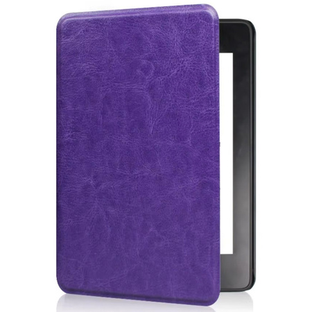 Etui skórzane do Kindle Paperwhite 6/ Colorsoft/ Signature Edition 2024 7", fioletowe