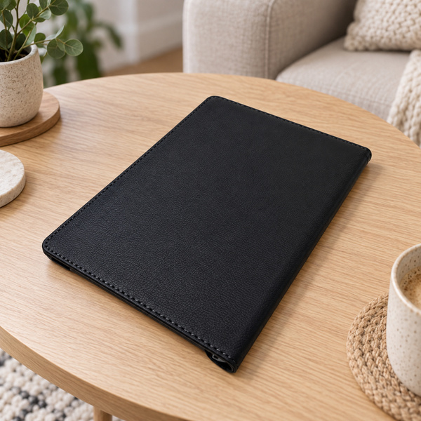 Etui obrotowe do Huawei MediaPad T5 10 10.1 z klapką i podstawką - czarne