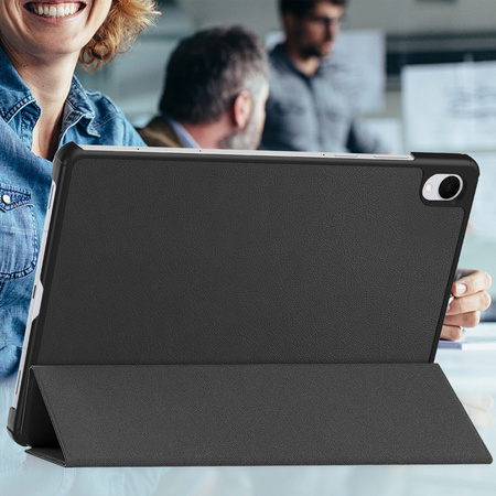 Puzdro Smart na Samsung Galaxy Tab S11 11 SM SMX736 s klapkou, čierne - ochranné so stojanom
