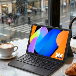 Etui z klawiaturą do Lenovo Idea Tab 11 2025, czarne - ochronne z podstawką