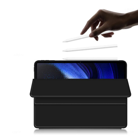 Puzdro Smart na Xiaomi Mi Pad 6 / 6 Pro, čierne - ochranné so stojanom, prístup k portom a tlačidlám