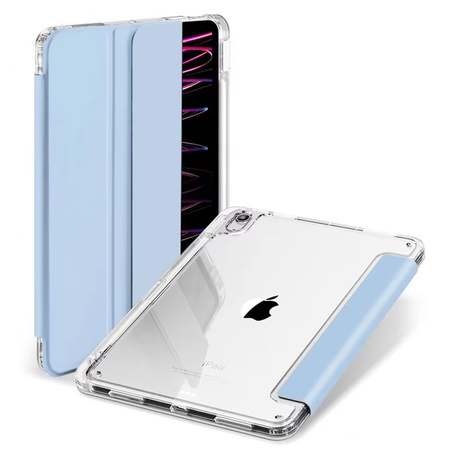 Hard Crystal case with stylus holder for Apple iPad 10.9 10 GEN 2022 / iPad 11 A16 11GEN 2025 - Blue
