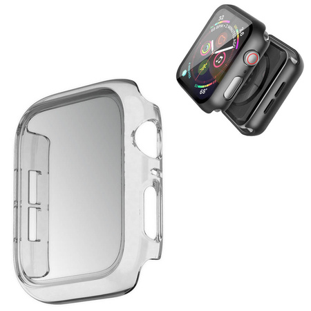 Etui 2w1 ze szkłem do Apple Watch 7 41mm (Bezbarwne)