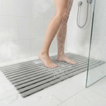 MATA łazienkowa antypoślizgowa POD PRYSZNIC brodzik do sauny basenu 43x61, szara