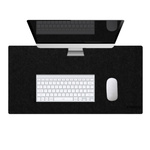 Desk mat mouse pad large Strado 90x45 (Black)