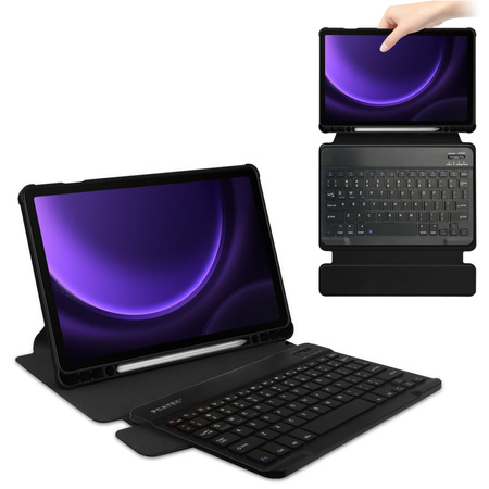 Puzdro 360 s klávesnicou na Samsung Galaxy Tab S9 / S10 FE 10.9 na stylus / Samsung Galaxy Tab S10 - ochranné