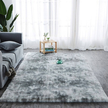 Ombre Shaggy Strado Carpet 200x260 OmbreSilver (Light Gray)