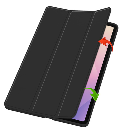 Puzdro Smart Pencil na Samsung Galaxy Tab S11 11 SM SMX736 s klapkou, čierne - ochranné