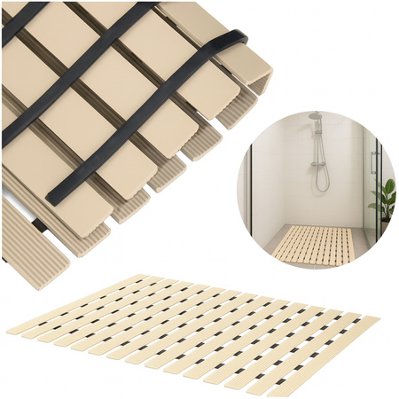 STRADO bathroom non-slip mat for shower wading pool sauna 43x60cm