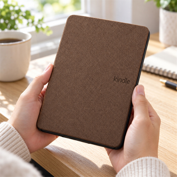 Puzdro Slim Case na Amazon Kindle Paperwhite 4, hnedé - ochranné so stojanom, prístup k portom a tlačidlám