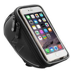 Wozinsky Bicycle Front Frame Handlebar Bag Touch Screen Phone Holder 6,5 inch 0,9L black (WBB4BK)