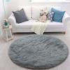 Shaggy Strado 300x300 SilverFur Round Carpet (Light Gray)