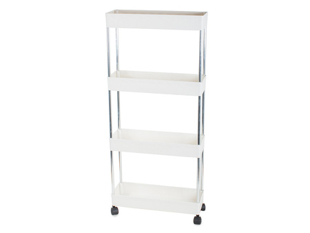 Bathroom shelf kitchen cupboard on wheels bookcase