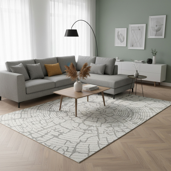 Dywan 160x230 cm, szary Polo - miękki, przyjemny w dotyku, do salonu i sypialni