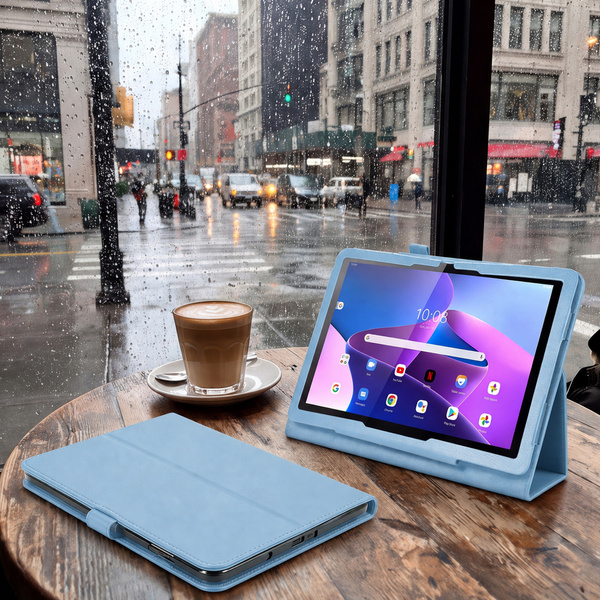 Etui do Lenovo Tab 10.1 2025 TB311FU TB311XU ZAEH0040PL z klapką - niebieskie