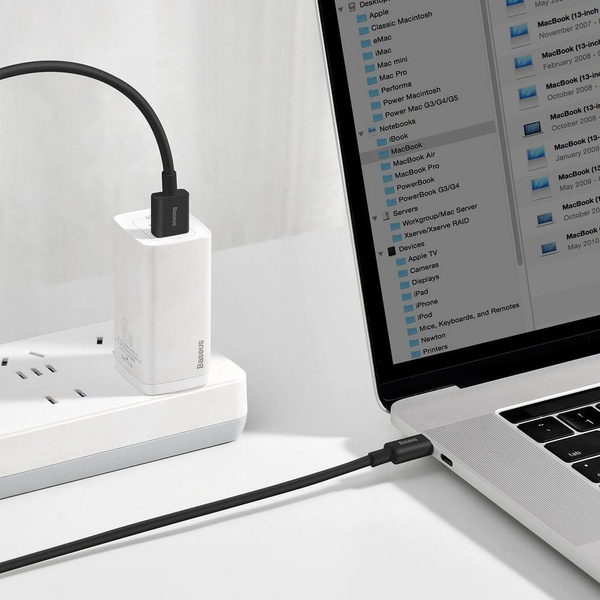 Baseus Superior kábel USB Typ C 66 W Huawei SuperCharge Scp 1 m