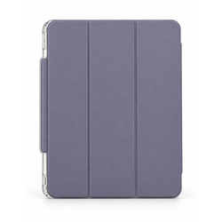 Etui Hard Crystal do Apple iPad Air 13 M4 M3 M2 2026/ 25/ 24 gen 8/ 7 z klapką - fioletowe