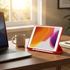 Puzdro Smart case na Apple iPad Mini 4 5 2015 / 2019 s klapkou wake up sleep / Apple iPad Mini 4 / Apple iPad Mini 5, červené - ochranné
