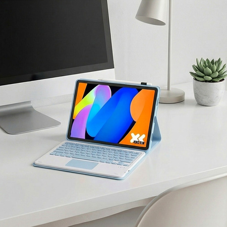 Puzdro s klávesnicou na Lenovo Idea Tab 11 2025, modré - ochranné so stojanom