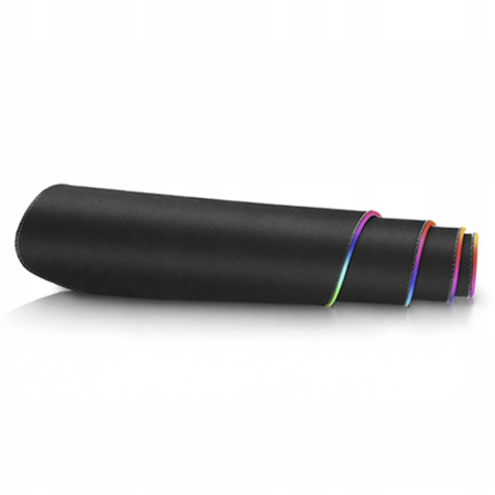 Podložka pod myš podsvietená 80x30 LED na stôl XXL podložka Kosmos