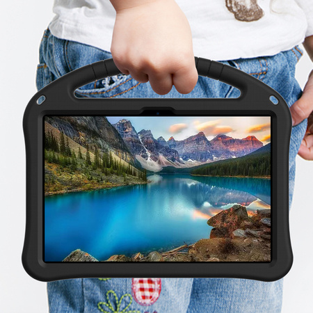 Puzdro FunColor na Lenovo Idea Tab 11, čierne - ochranné so stojanom, prístup k portom a tlačidlám