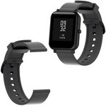 Pasek silikonowy do Amazfit BIP/GTS 42mm (Czarny)