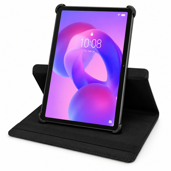 Etui obrotowe do Lenovo Idea Tab Plus 12.1 2025 TB361FU TB361ZU - czarne