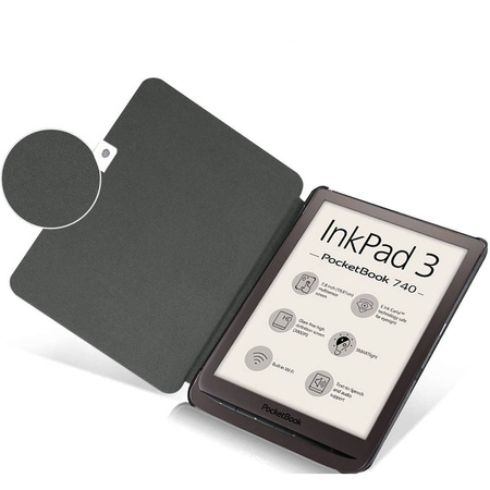 Etui Smart do Pocketbook Inkpad 741 / 3/ 3 Pro obudowa magnes usypia, czarne