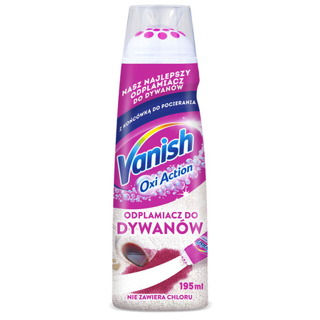 Vanish Oxi Action odstraňovač škvŕn na koberce s dávkovačom kefkou 195ml