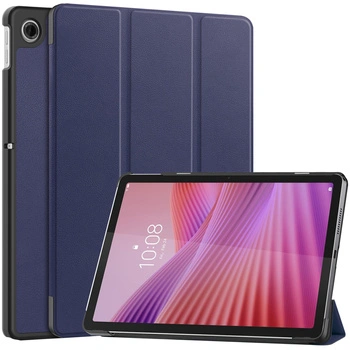 Puzdro Smart na Lenovo Tab 10.1 2025 s klapkou / Lenovo Tab, tmavomodré - ochranné so stojanom