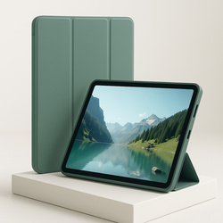 Etui Smart Case do Redmi Pad SE 8.7 2024, zielone - ochronne z podstawką, dostęp do portów i przycisków