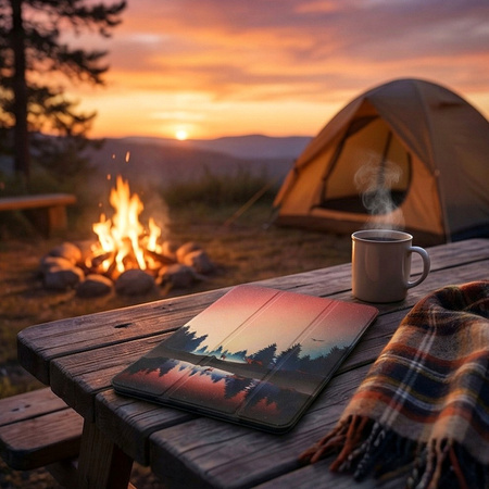 Puzdro grafické na Xiaomi Pad 7 / Pad 7 Pro 11.2 s klapkou / Xiaomi Pad 7 Pro - ochranné so stojanom