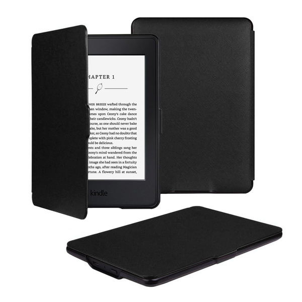 Strap Case black for Kindle Paperwhite 1/2/3 with strap and sleep function