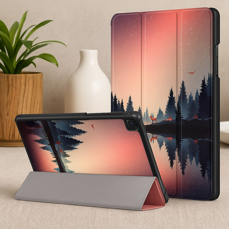 Puzdro grafické s klapkou na Galaxy Tab S6 Lite 10 / Samsung Galaxy Tab S6 Lite 22 / Samsung Galaxy Tab S6 Lite 24 - ochranné