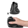Ergonomic computer mouse Delux M618 Silver - vertical mouse with wrist rest
