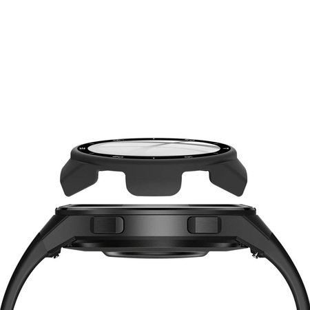 Etui do Huawei Watch GT 2e, czarne - ochronne z podstawką, dostęp do portów i przycisków