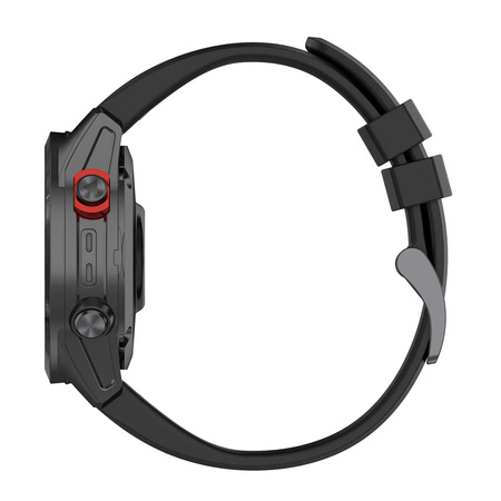 Pasek silikonowy opaska do Garmin Fenix 6x bransoleta elegancki 220 26mm, błękitny