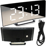 Mirror LED Digital Clock - DT-6507 (White)