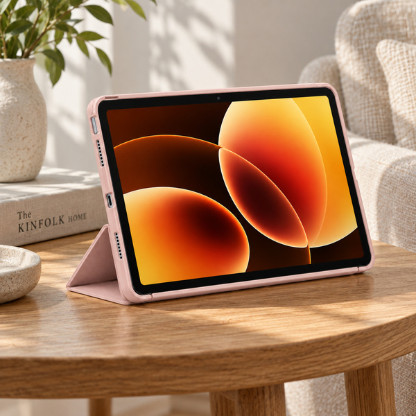 Etui Smart do Xiaomi Pad 7 / 7 PRO / Pad 8 / 8 PRO / Pad 9 z klapką i podstawką - różowe