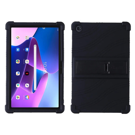 Puzdro Armor na Lenovo Tab 10.1 2025 / XU, čierne - ochranné so stojanom