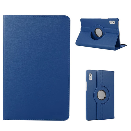 Puzdro na Lenovo Tab M9 2023 / Tab M9 2023 TB310, tmavomodré - ochranné so stojanom, prístup k portom a tlačidlám