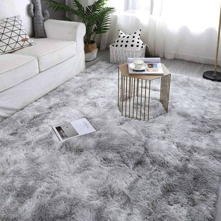 Ombre Shaggy Strado Carpet 180x260 OmbreSilver (Light Gray)