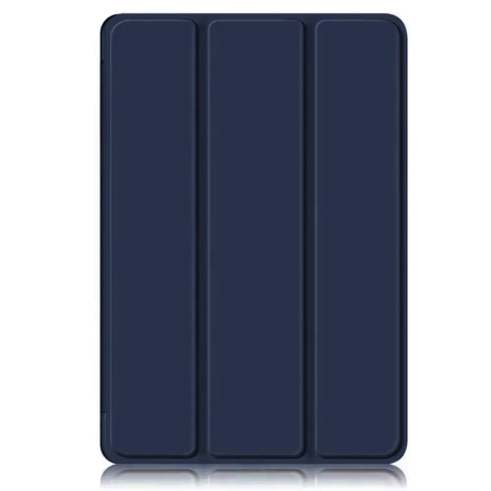 Etui z klapką Clear do Lenovo Tab K11 Plus 11.45 / Lenovo K11 Plus, granatowe - ochronne z podstawką