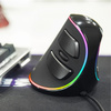 Ergonomic Computer Mouse - Delux M618 RGB Black