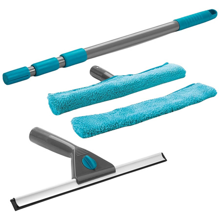 Window Squeegee Telescopic with Squeegee 57-128 cm 4 pcs