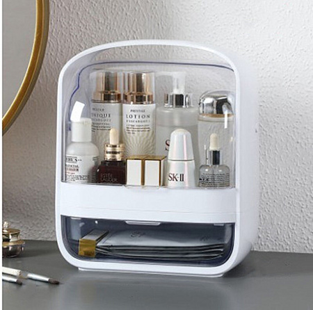 Compact casket organizer NELA for jewelry and cosmetics practical container with compartments