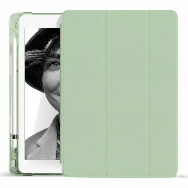 Etui Crystal do Apple iPad 10.9 10 2022 / iPad 11 A16 2025 Gen 10 11, zielone - ochronne z podstawką